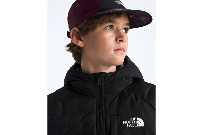 The North Face Reversible Perrito Αναστρέψιμο Παιδικό Μπουφάν Puffer με Κουκούλα Μαύρο