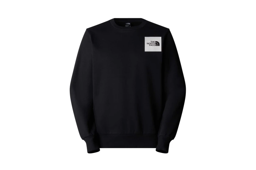 The North Face Fine Crew Ανδρική Μακρυμάνικη Μπλούζα Μαύρη