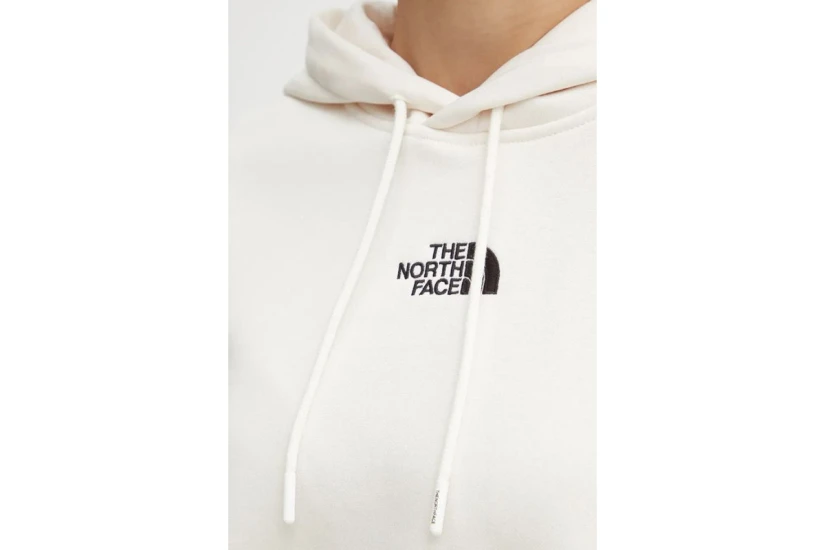 The North Face Essential Crop Γυναικείο Φούτερ Με Κουκούλα Εκρού
