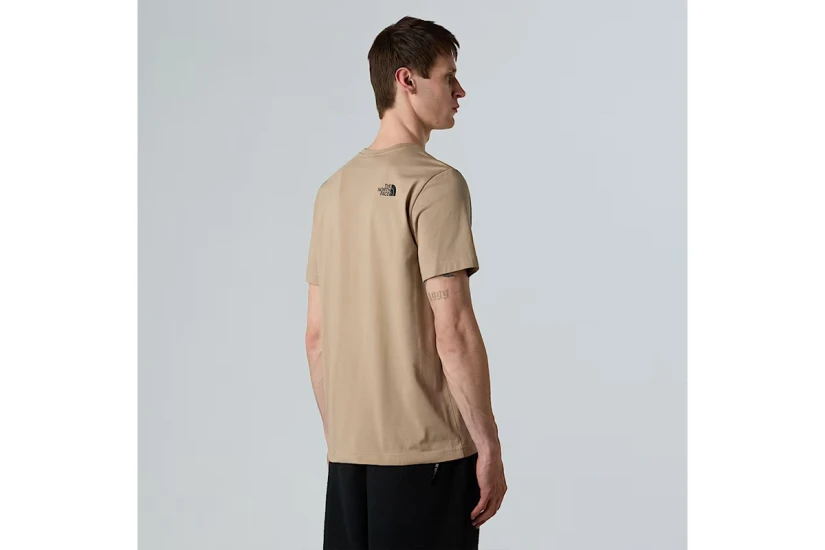 The North Face Fine Ανδρικό Κοντομάνικο T-Shirt Μπεζ