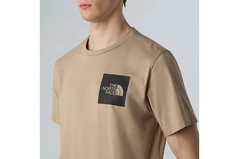 The North Face Fine Ανδρικό Κοντομάνικο T-Shirt Μπεζ