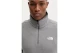 The North Face Glacier Ανδρική Μακρυμάνικη Fleece Μπλούζα με Φερμουάρ Γκρι