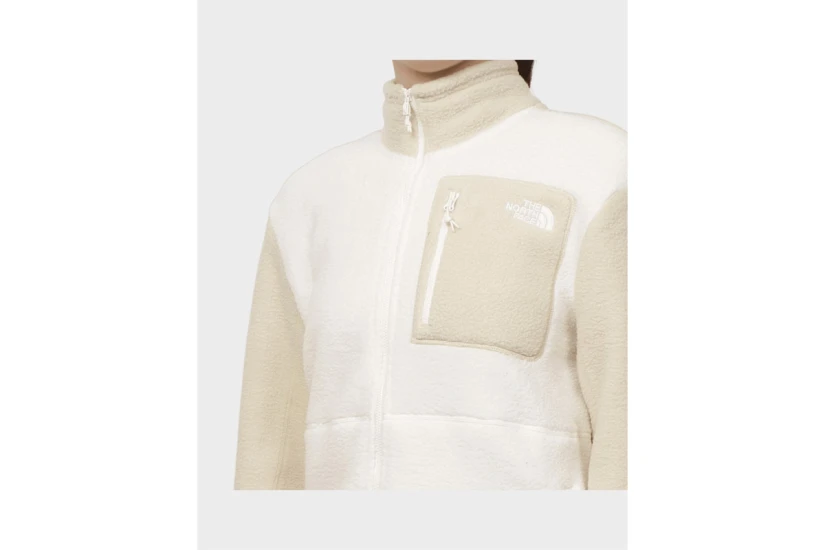 The North Face Yumiori Γυναικεία Ζακέτα Fleece Λευκή, Μπεζ