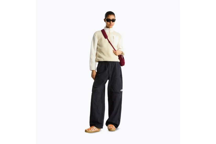 The North Face Yumiori Γυναικεία Μακρυμάνικη Μπλούζα Fleece με Φερμουάρ Μπεζ, Λευκή