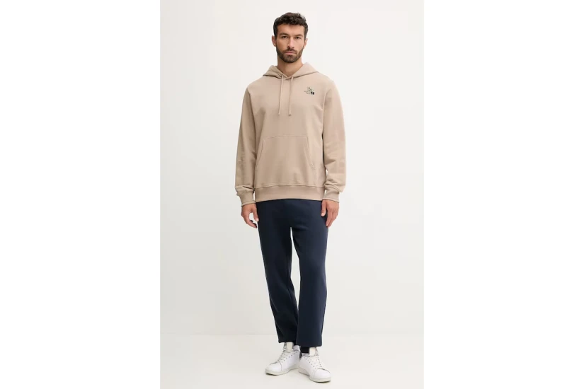 The North Face Dome Flower Relaxed Graphic Φούτερ με Κουκούλα Μπεζ