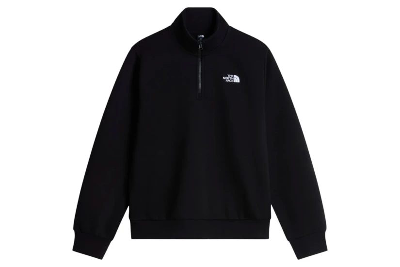 The North Face Evolution Simple Dome Γυναικεία Μακρυμάνικη Μπλούζα με Φερμουάρ Μαύρη
