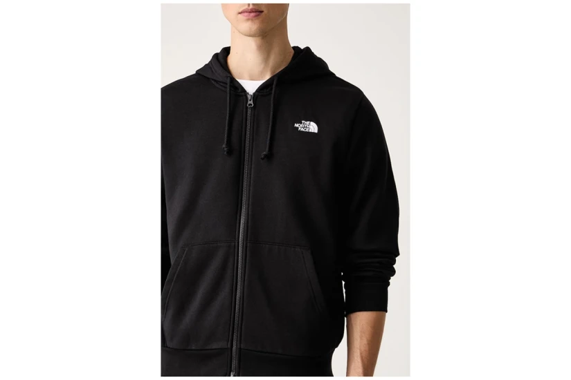 The North Face Evolution Simple Dome Ανδρική Βαμβακερή Ζακέτα με Κουκούλα Μαύρη