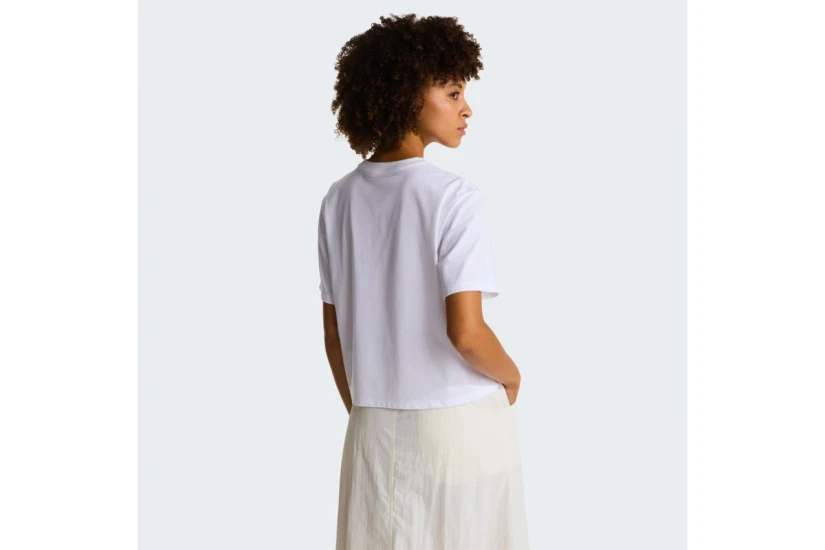 The North Face Evolution Simple Dome Γυναικείο Κοντομάνικο Cropped T-Shirt Λευκό