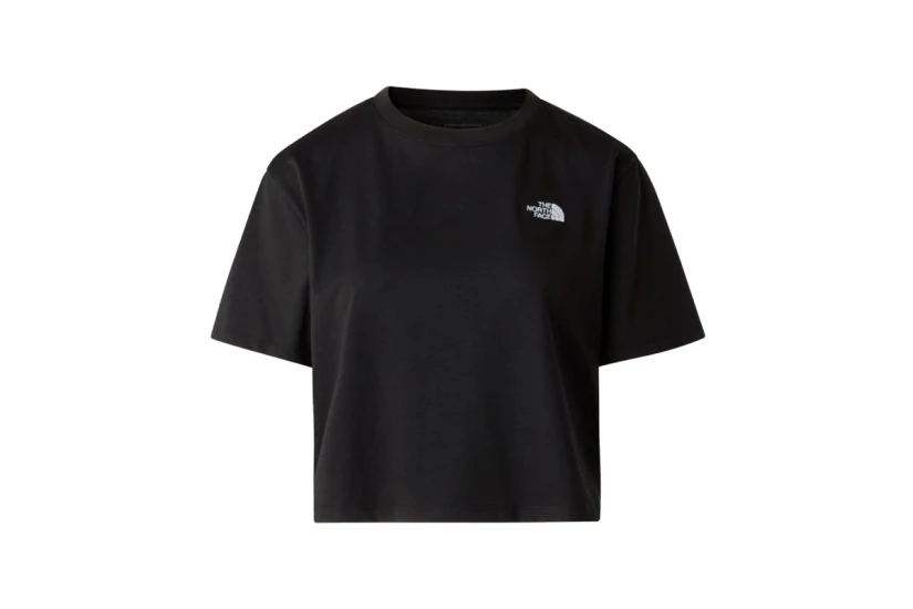 The North Face Evolution Simple Dome Γυναικείο Κοντομάνικο Cropped T-Shirt Μαύρο
