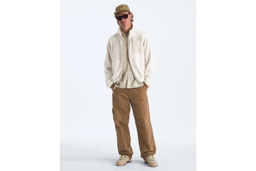 The North Face Yumiori Off-Peak Ανδρική Ζακέτα Fleece Λευκή, Μπεζ