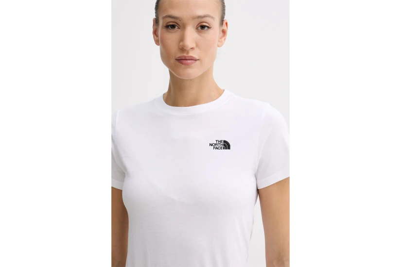 The North Face Evolution Simple Dome Γυναικείο Κοντομάνικο T-Shirt Λευκό