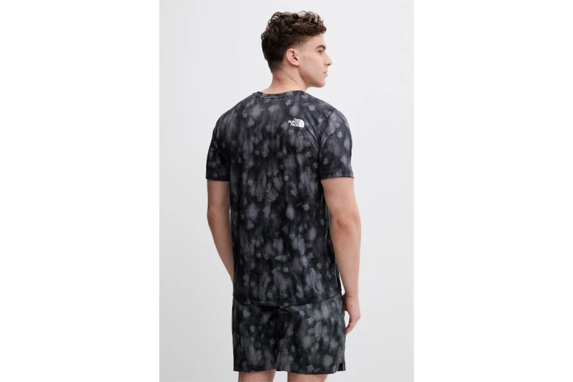 The North Face 24-7 Print Ανδρικό Κοντομάνικο T-Shirt Ανθρακί, Γκρι Σκούρο