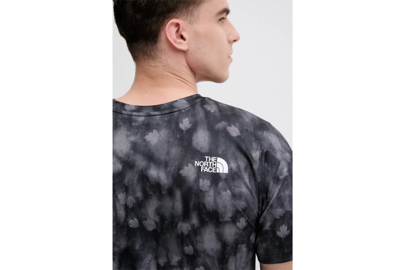 The North Face 24-7 Print Ανδρικό Κοντομάνικο T-Shirt Ανθρακί, Γκρι Σκούρο