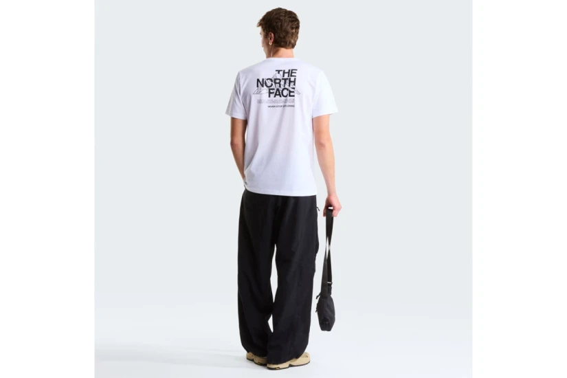 The North Face Mountain Sketch Ανδρικό Κοντομάνικο T-Shirt Λευκό, Μαύρο