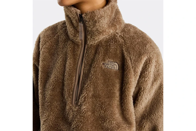 The North Face Osito Evolve Γυναικεία Μακρυμάνικη Μπλούζα Fleece με Φερμουάρ Καφέ
