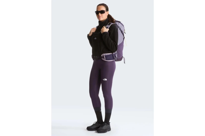The North Face Glacier Novelty Logo Γυναικεία Μακρυμάνικη Μπλούζα με Φερμουάρ Μαύρη