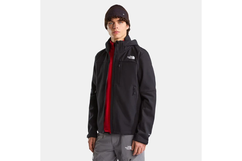 The North Face Diablo Detachable Ανδρικό Μπουφάν Softshell με Κουκούλα Μαύρο