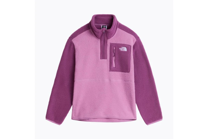 The North Face Yumiori Παιδική Μακρυμάνικη Μπλούζα Fleece με Φερμουάρ Λεβάντα, Μωβ