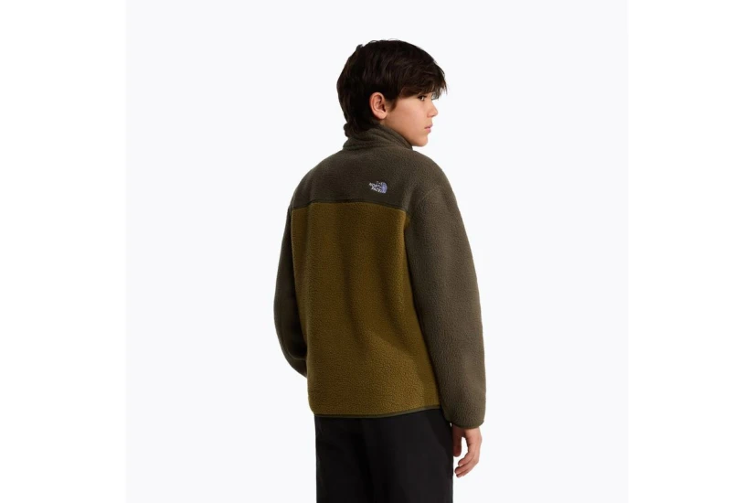 The North Face Yumiori Παιδική Μακρυμάνικη Μπλούζα Fleece με Φερμουάρ Λαδί, Χακί