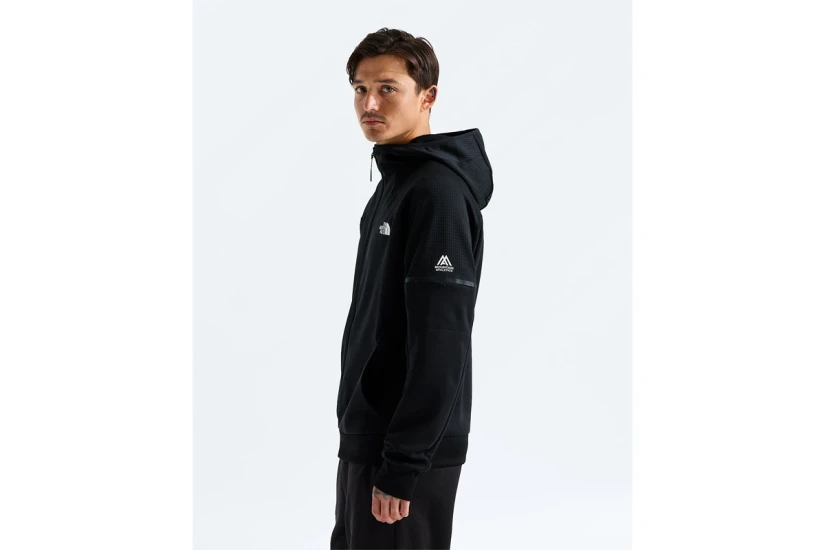The North Face Mountain Athletics Fleece 2.0 Ανδρική Πολυεστερική Ζακέτα με Κουκούλα Μαύρη