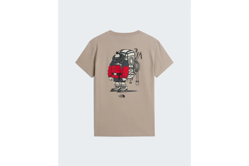 The North Face Gear Up Get Out Graphic Unisex Κοντομάνικο T-Shirt Γκρι