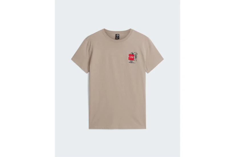 The North Face Gear Up Get Out Graphic Unisex Κοντομάνικο T-Shirt Γκρι