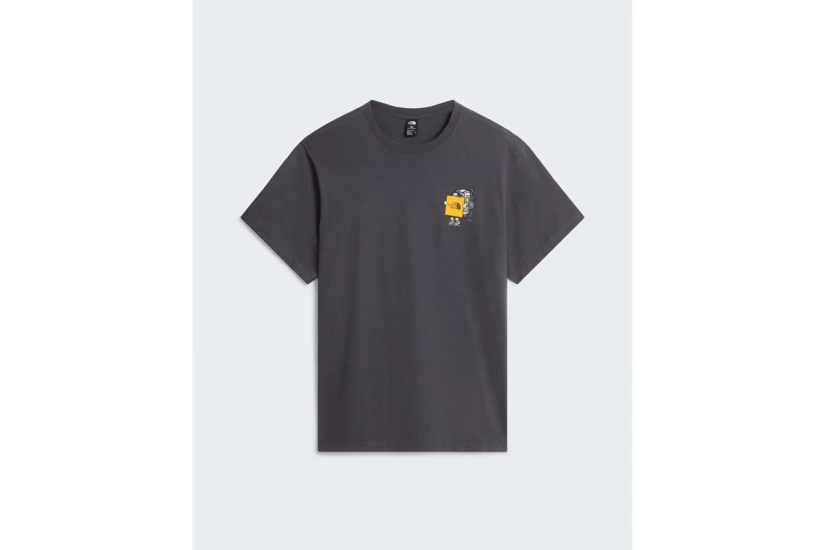 The North Face Gear Up Get Out Graphic Unisex Κοντομάνικο T-Shirt Ανθρακί