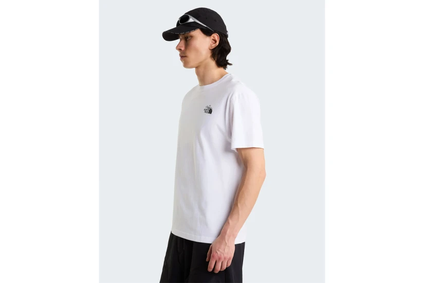 The North Face Natural High Society Graphic Unisex Κοντομάνικο T-Shirt Λευκό