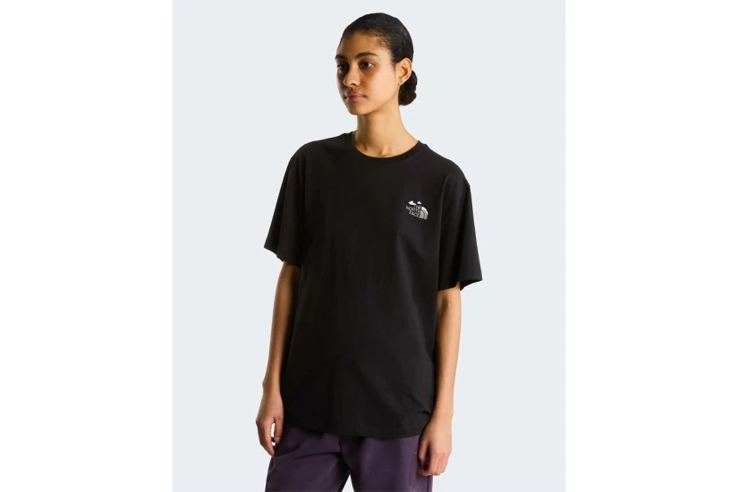 The North Face Natural High Society Graphic Unisex Κοντομάνικο T-Shirt Μαύρο