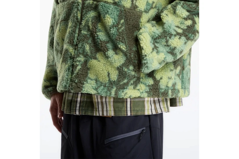 The North Face Extreme Pile 2 Printed Ανδρικό Μπουφάν Sherpa Πράσινο, Λαδί