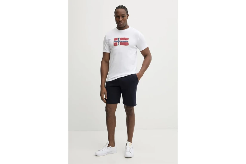 Napapijri Mahsa Ανδρικό Κοντομάνικο T-Shirt Λευκό