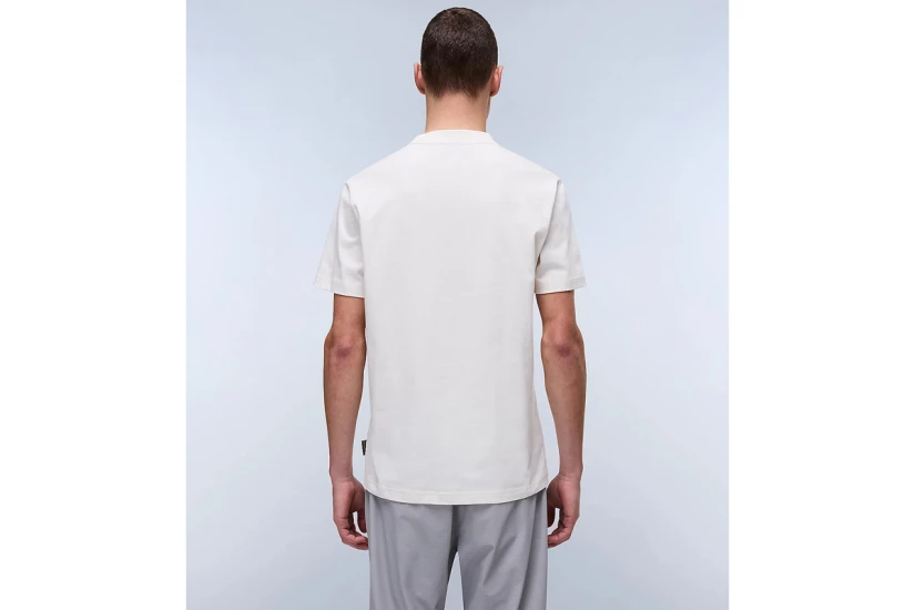 Napapijri S-Iaato Ανδρικό Κοντομάνικο T-Shirt Εκρού