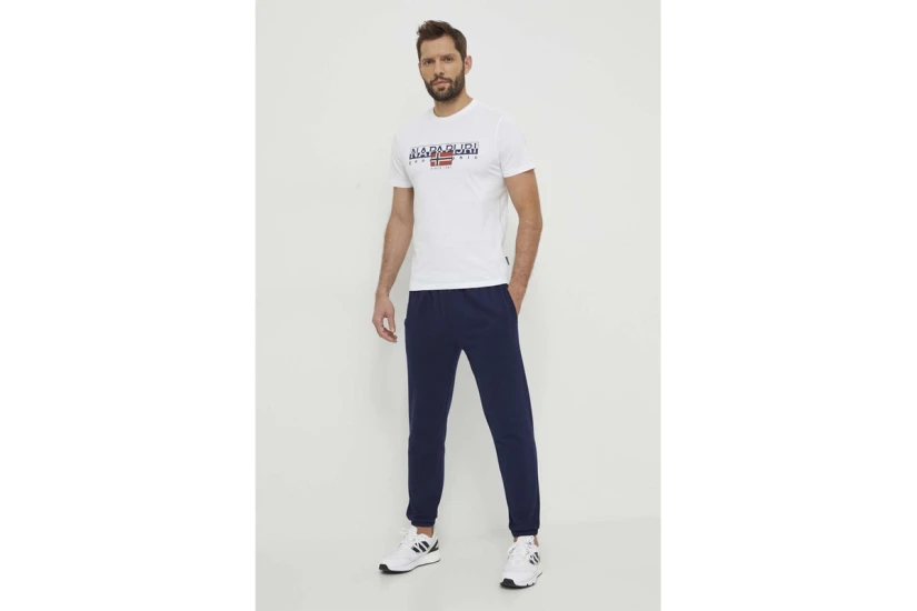 Napapijri Aylmer Ανδρικό Κοντομάνικο T-Shirt Λευκό