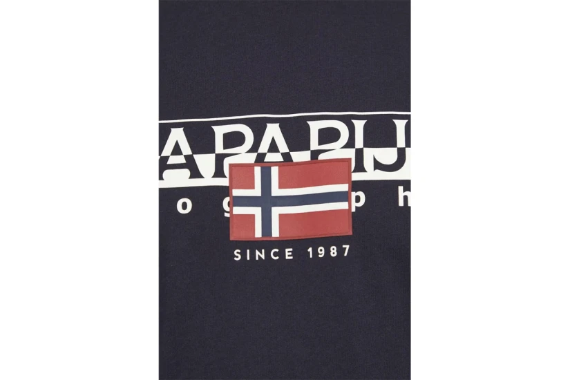 Napapijri Aylmer Ανδρικό Κοντομάνικο T-Shirt Μαύρο