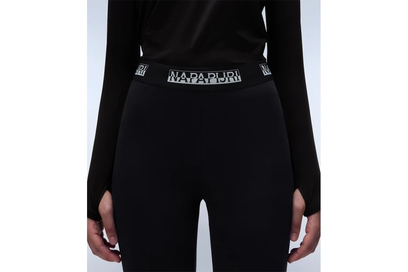 Napapijri Box Logo Γυναικείο Μακρύ Κολάν Μαύρο