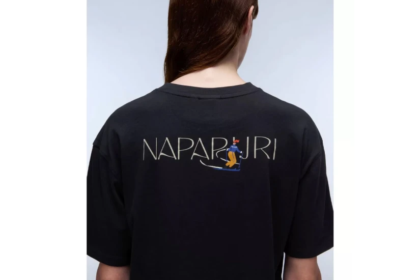 Napapijri S-Bise Γυναικείο Κοντομάνικο T-Shirt Μαύρο
