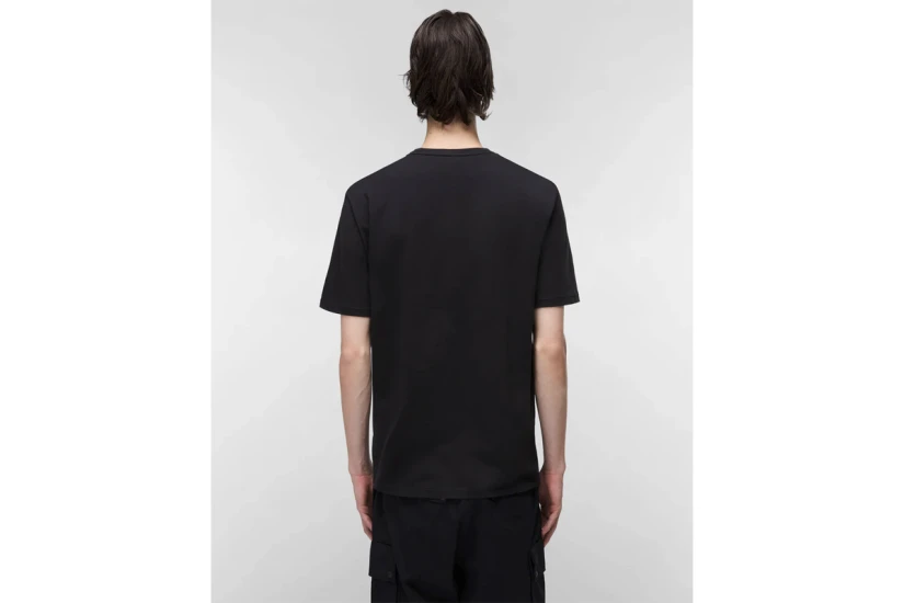 Napapijri Badge Ανδρικό Κοντομάνικο T-Shirt Μαύρο