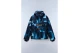 Napapijri Rainforest Next All Over Print Anorak Ανδρικό Αντιανεμικό Μπουφάν Μπλε Σκούρο, Γαλάζιο, Μαύρο