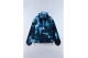 Napapijri Rainforest Next All Over Print Anorak Ανδρικό Αντιανεμικό Μπουφάν Μπλε Σκούρο, Γαλάζιο, Μαύρο