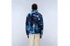 Napapijri Geometric-Print Ανδρική Ζακέτα Fleece Μπλε Σκούρο, Μπλε, Μαύρη