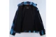 Napapijri Geometric-Print Ανδρική Ζακέτα Fleece Μπλε Σκούρο, Μπλε, Μαύρη