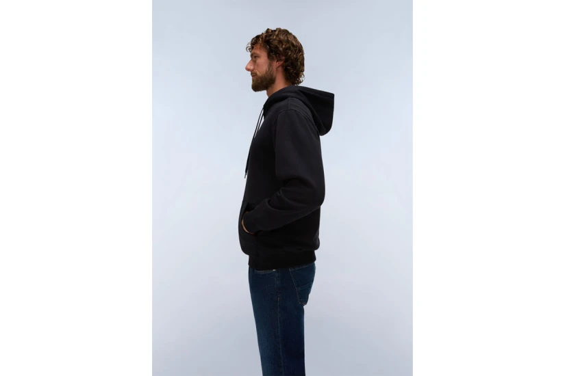 Napapijri B-Box Logo Ανδρικό Φούτερ με Κουκούλα Μαύρο