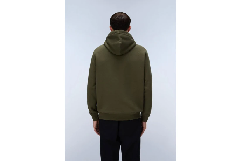 Napapijri B-Box Logo Ανδρικό Φούτερ με Κουκούλα Χακί