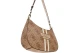 Guess Noelle 4G Logo Γυναικεία Τσάντα Ώμου Fashion Μπεζ