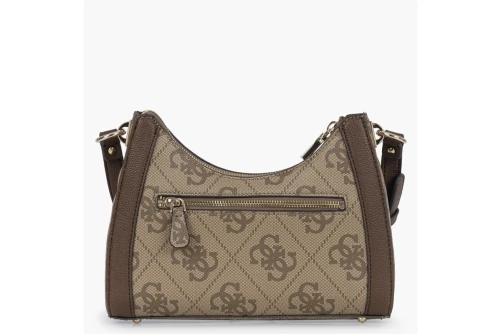 Guess Karnilla Logo Τσάντα Ώμου (OS990118 LATTE LOGO-BROWN)