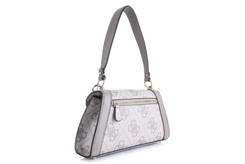 Guess Karnilla Logo Τσάντα Ώμου (OS990119 DARK TAUPE LOGO)