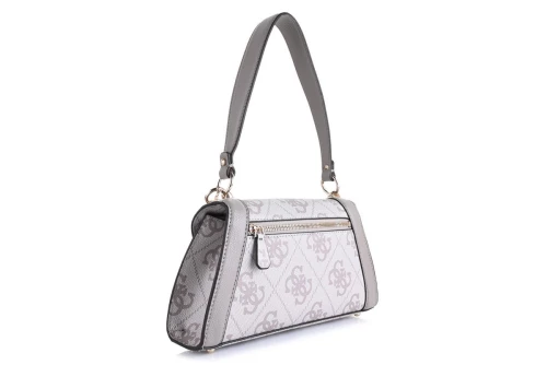 Guess Karnilla Logo Τσάντα Ώμου (OS990119 DARK TAUPE LOGO)