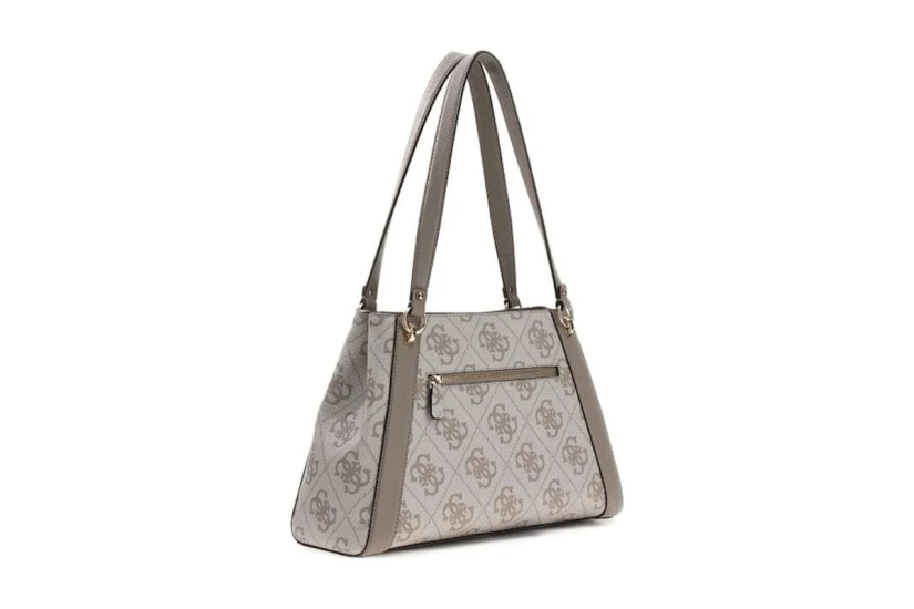 Guess Karnilla Logo Τσάντα Ώμου - Χειρός Πουρό