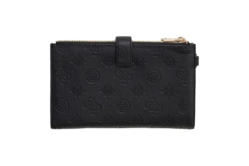 Guess Blake Slg Double Zip Organizer Πορτοφόλι (PD2222157 BLACK LOGO)