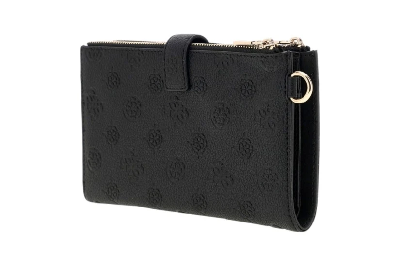Guess Blake Slg Double Zip Organizer Πορτοφόλι (PD2222157 BLACK LOGO)